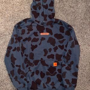 Carhartt Blue Camo Men's Hoodie